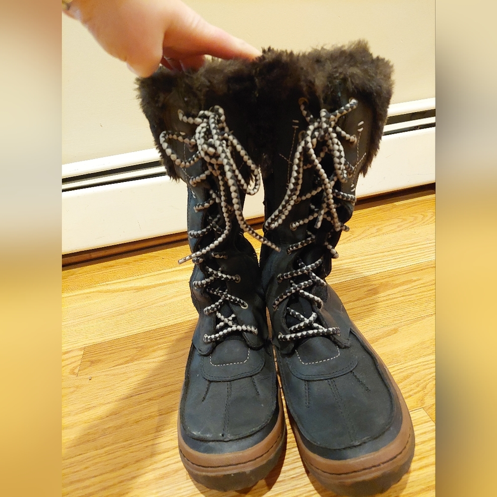 Merrell Decora Prelude Womens Black Waterproof Boot Size 9.5